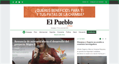 Desktop Screenshot of elpueblo.com.pe