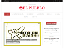 Tablet Screenshot of elpueblo.com.co